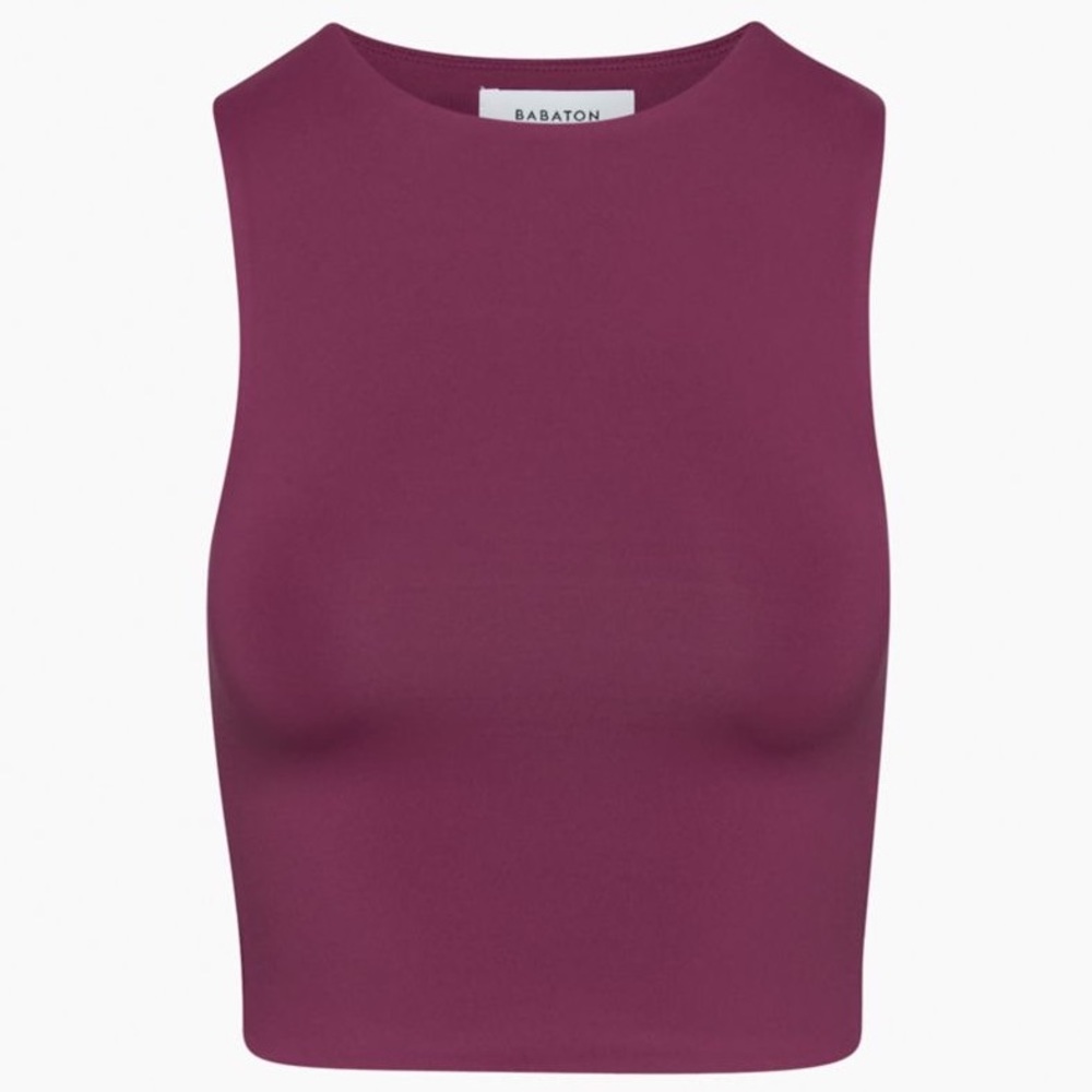 Aritzia Babaton Contour Muscle Tank in Grapevine